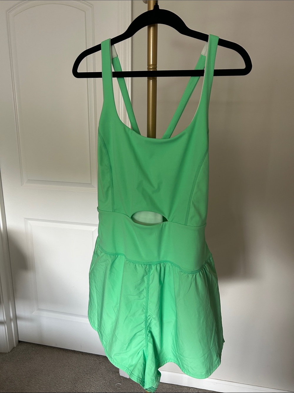 FP Movement by Free People Righteous Onesie in Lime Green